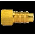 Homestead 0.37-24 in. M10 x 1 mm Female Male Inverted; Brass Adapter HO353709